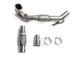 CTS Turbo MQB FWD Downpipe - VW Mk7 | Mk7.5 | 1.8T | 2.0T | CTS-EXH-DP-0014-CAT