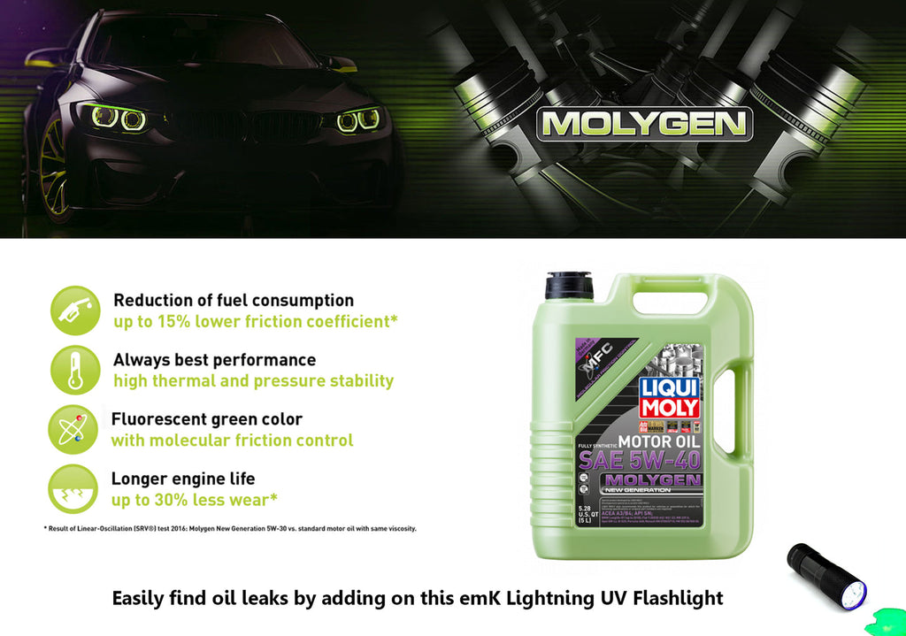 Oil Service Kit - Liqui Moly MolyGen 5w-40 (7L) - VW / 2011+/ 3.6L VR6